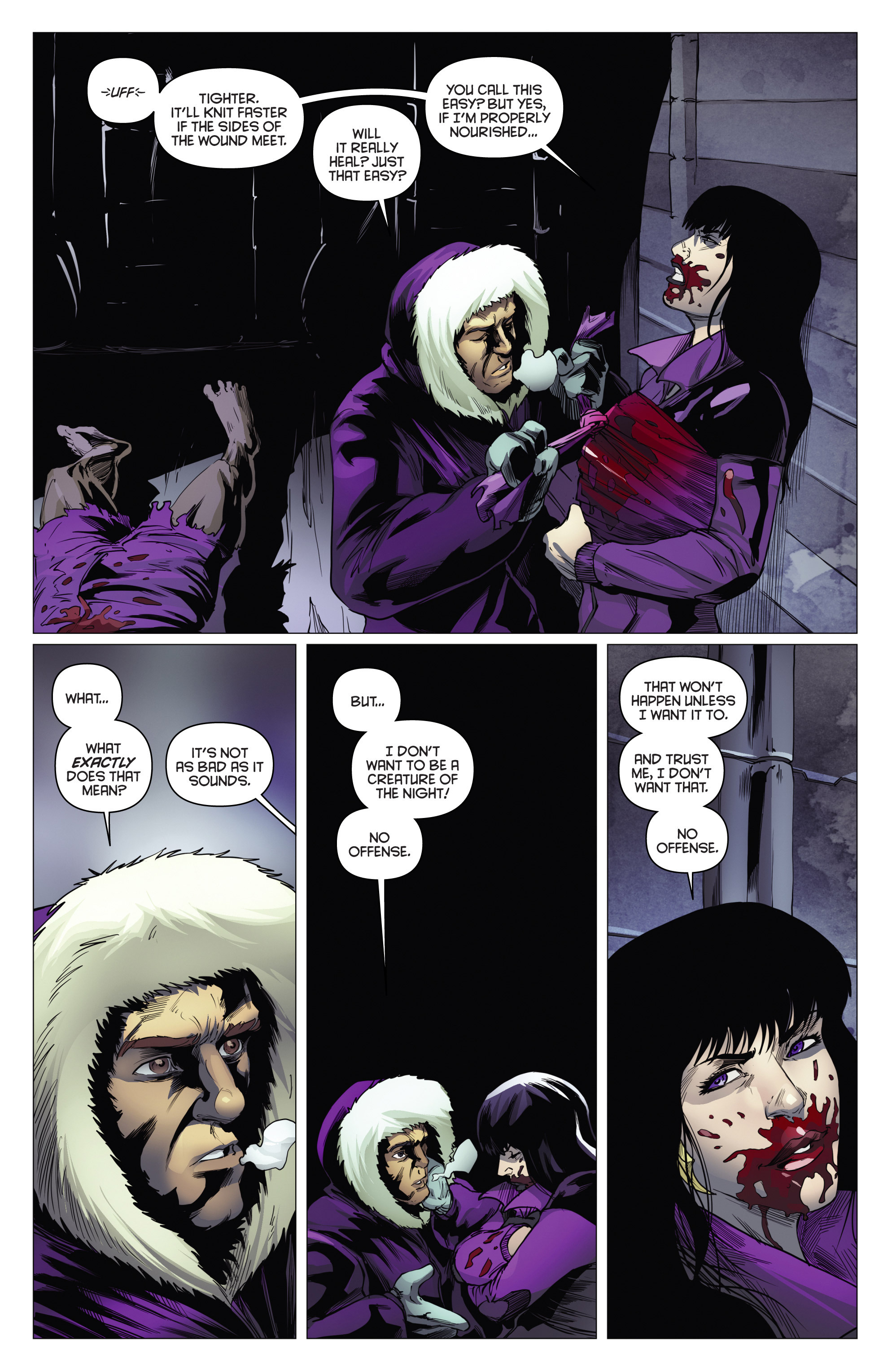 Read online Aliens/Vampirella comic -  Issue #2 - 8