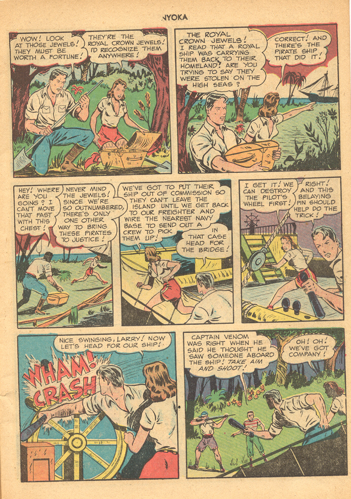 Read online Nyoka the Jungle Girl (1945) comic -  Issue #31 - 7
