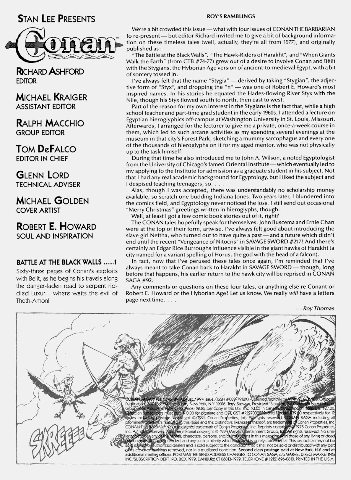 Read online Conan Saga comic -  Issue #89 - 2
