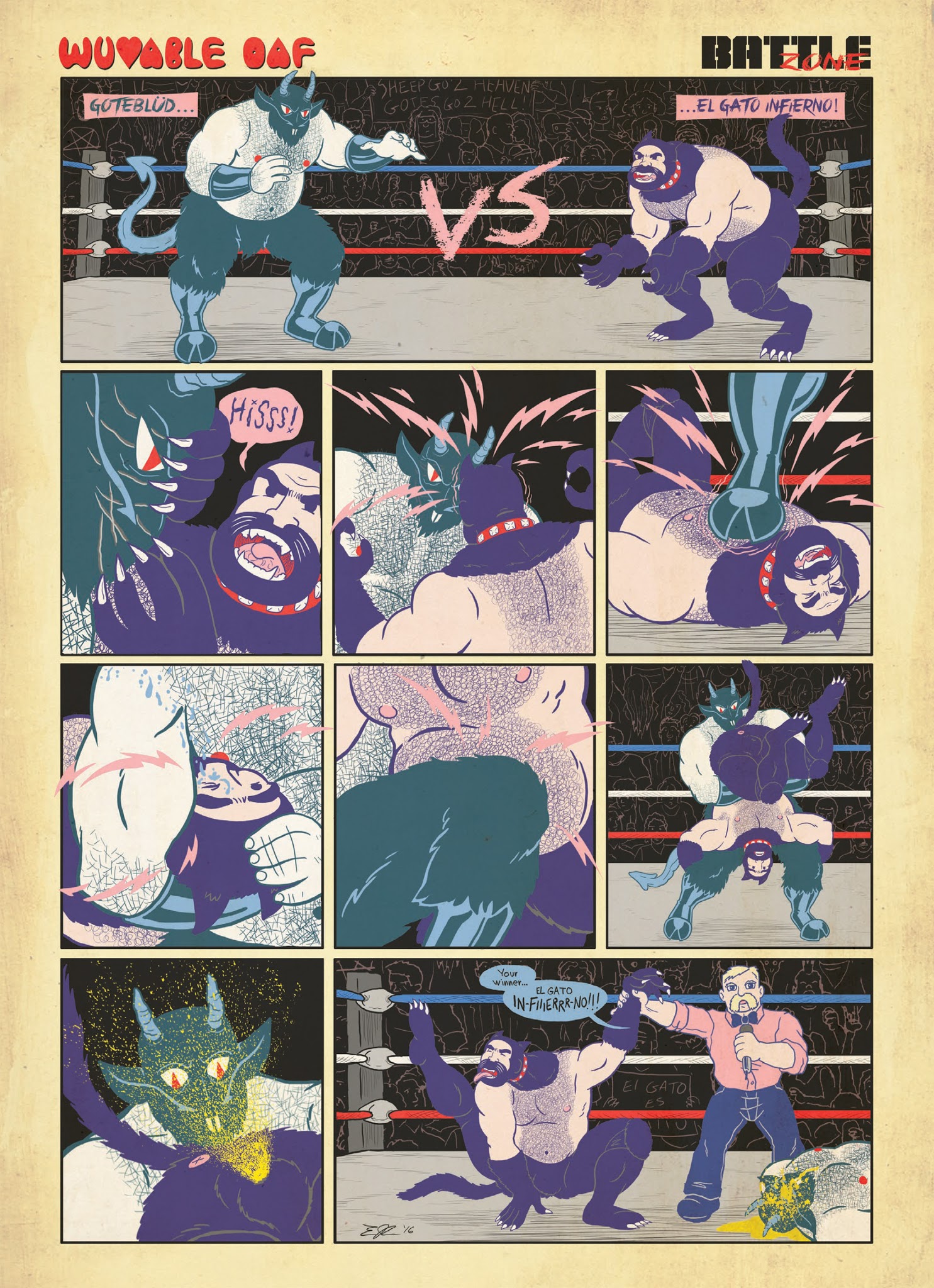 Read online Wuvable Oaf: Blood & Metal comic -  Issue # TPB - 7