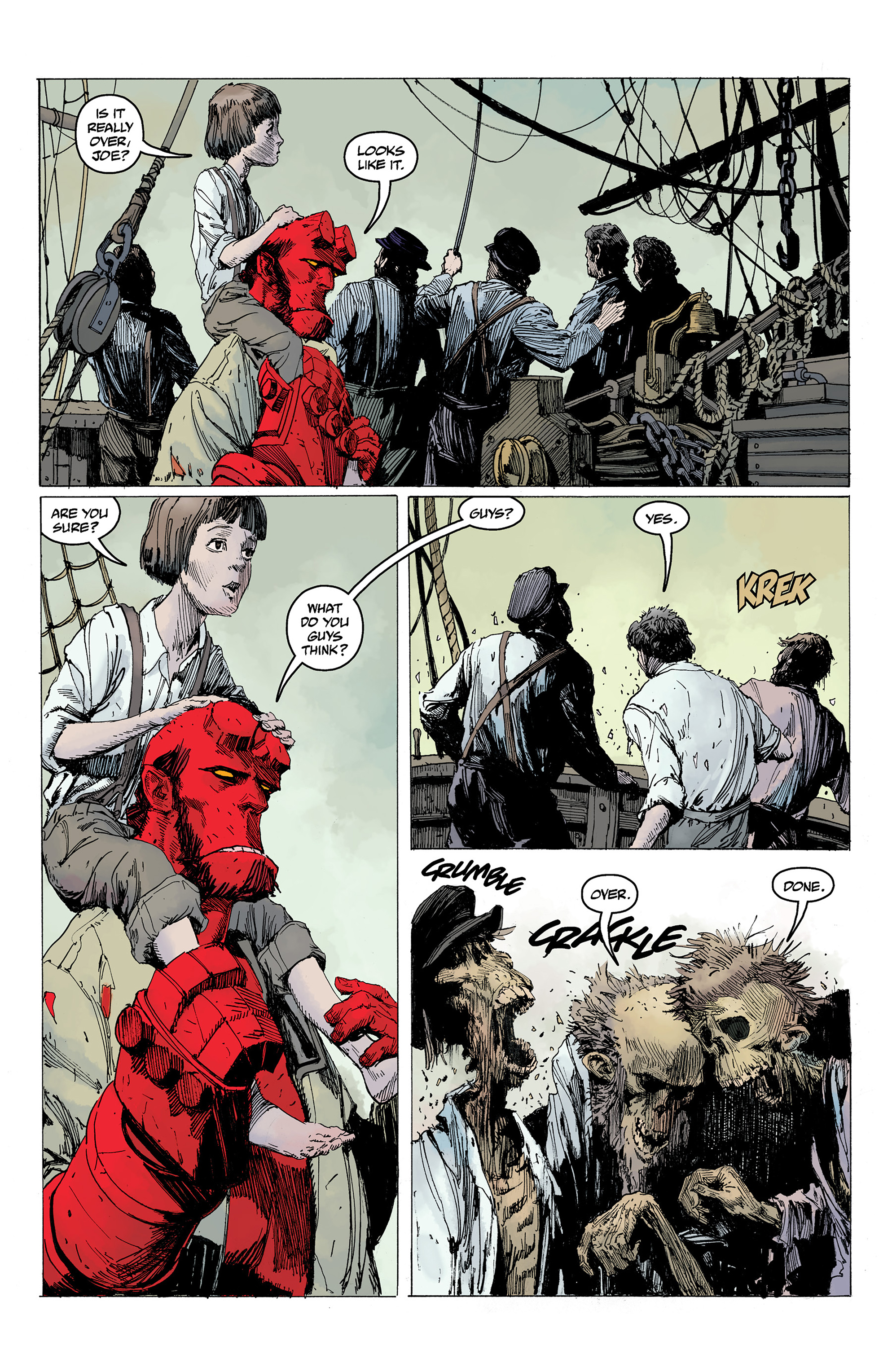 Read online Hellboy: Into the Silent Sea comic -  Issue # Full - 54