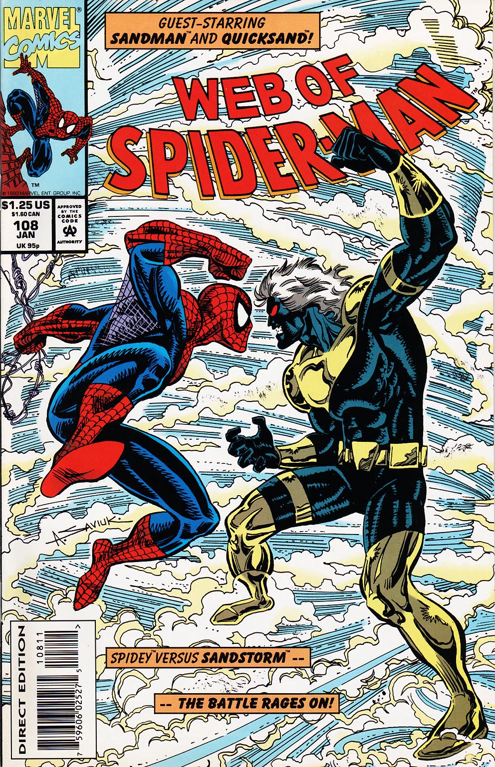 Read online Web of Spider-Man (1985) comic -  Issue #108 - 1