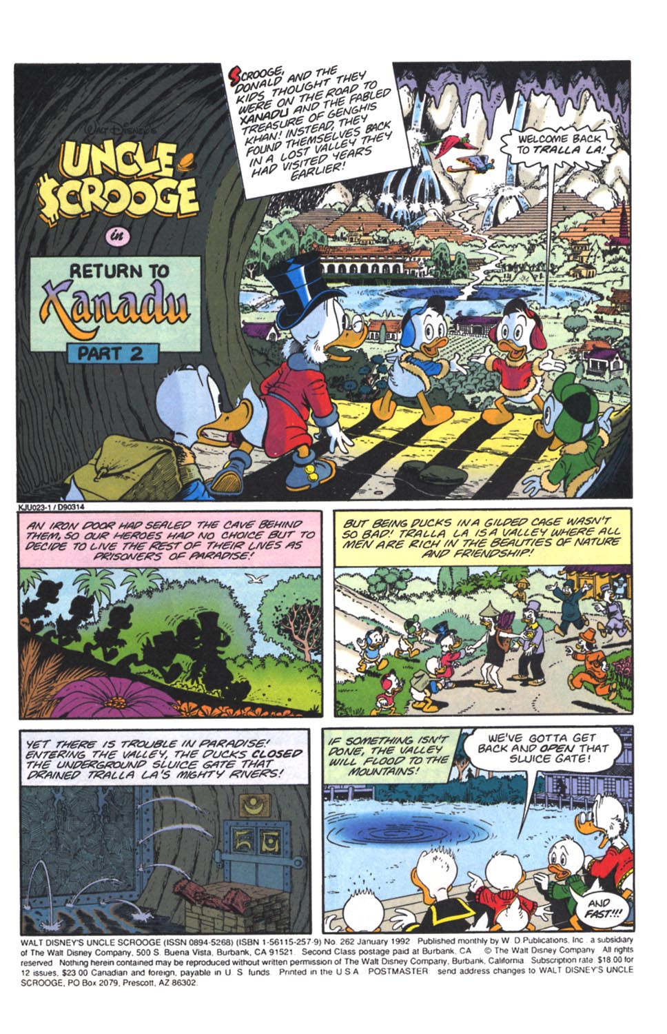 Read online Uncle Scrooge (1953) comic -  Issue #262 - 2