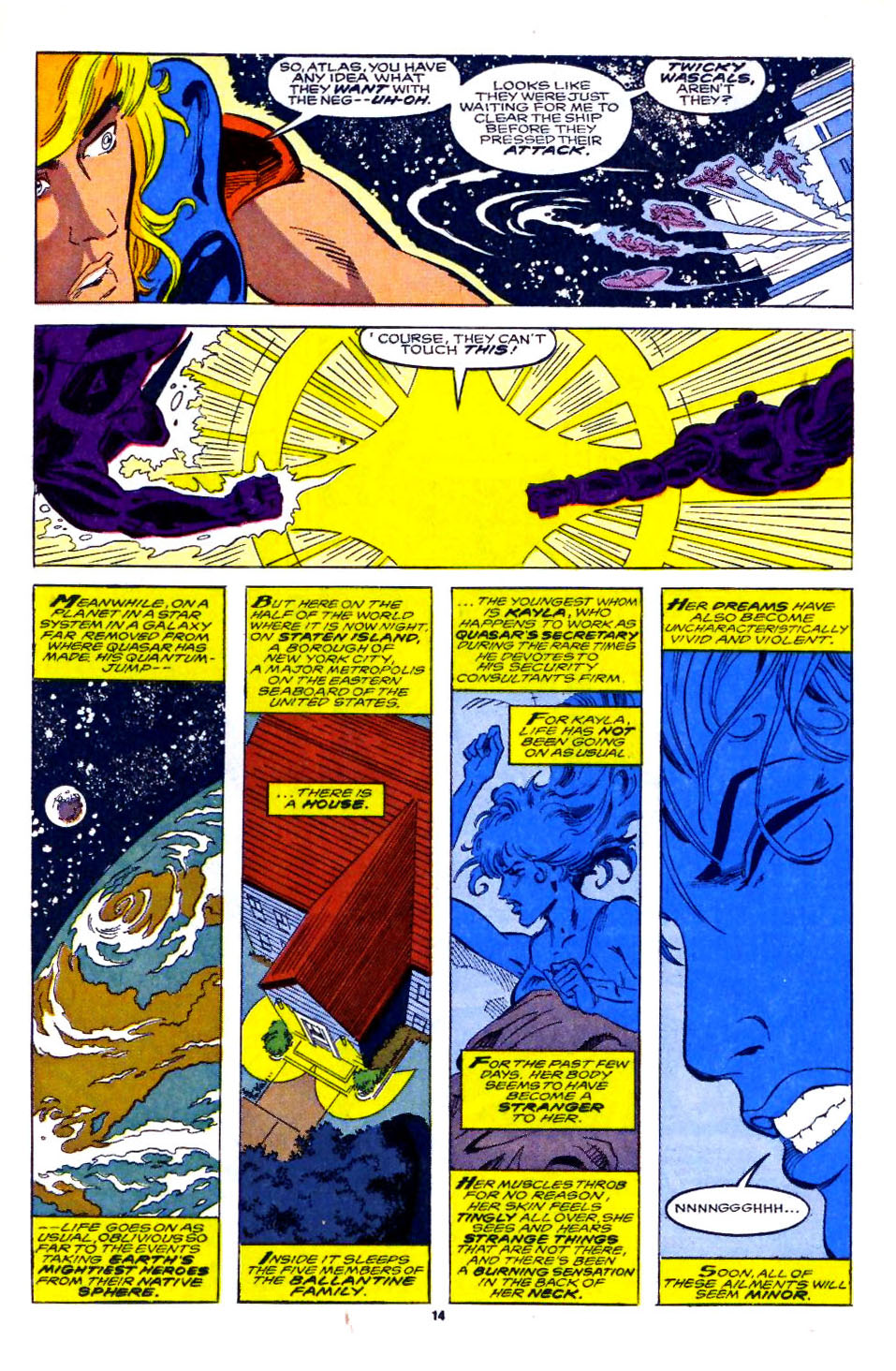 Read online Quasar comic -  Issue #33 - 11