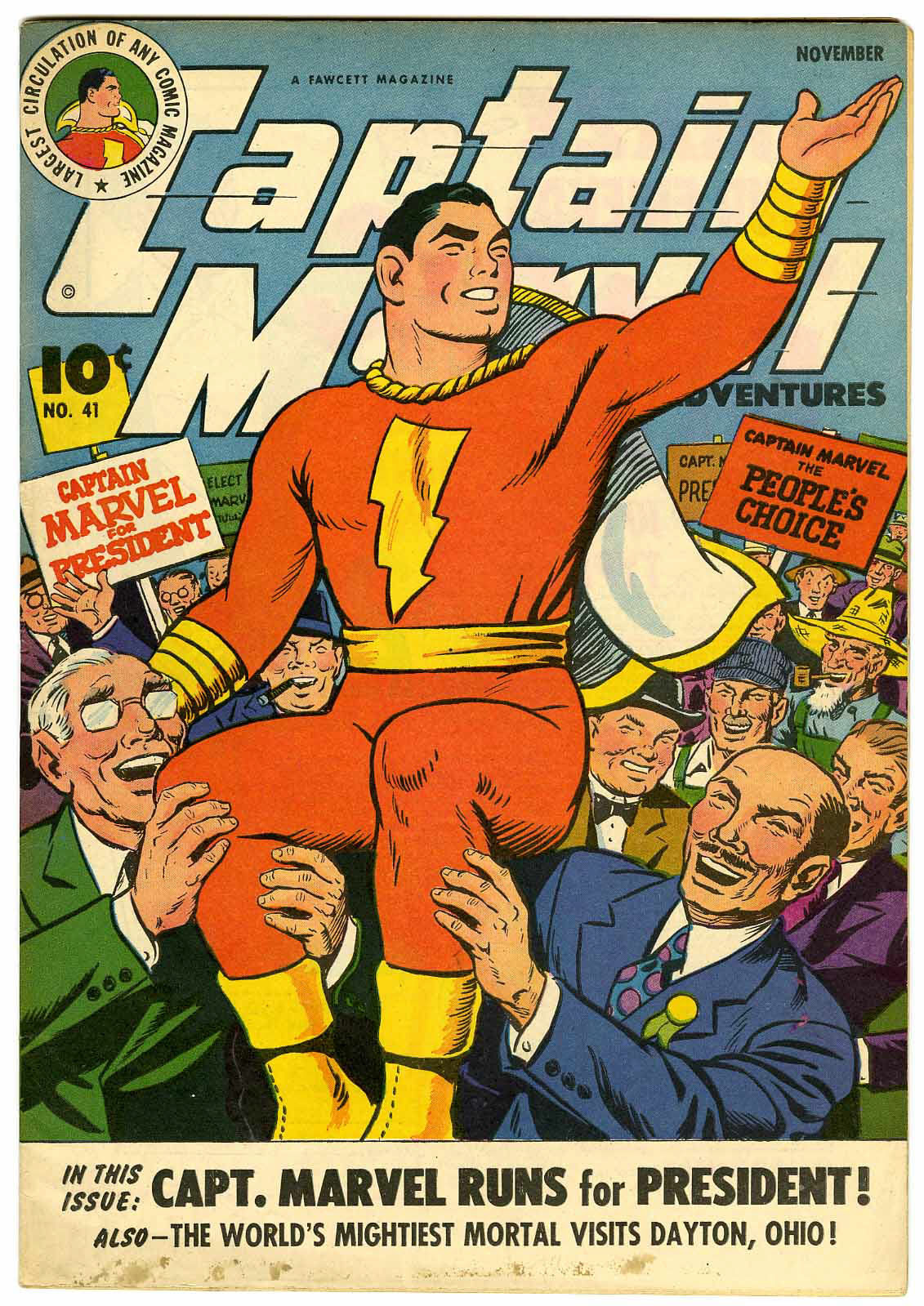 Read online Captain Marvel Adventures comic -  Issue #41 - 1