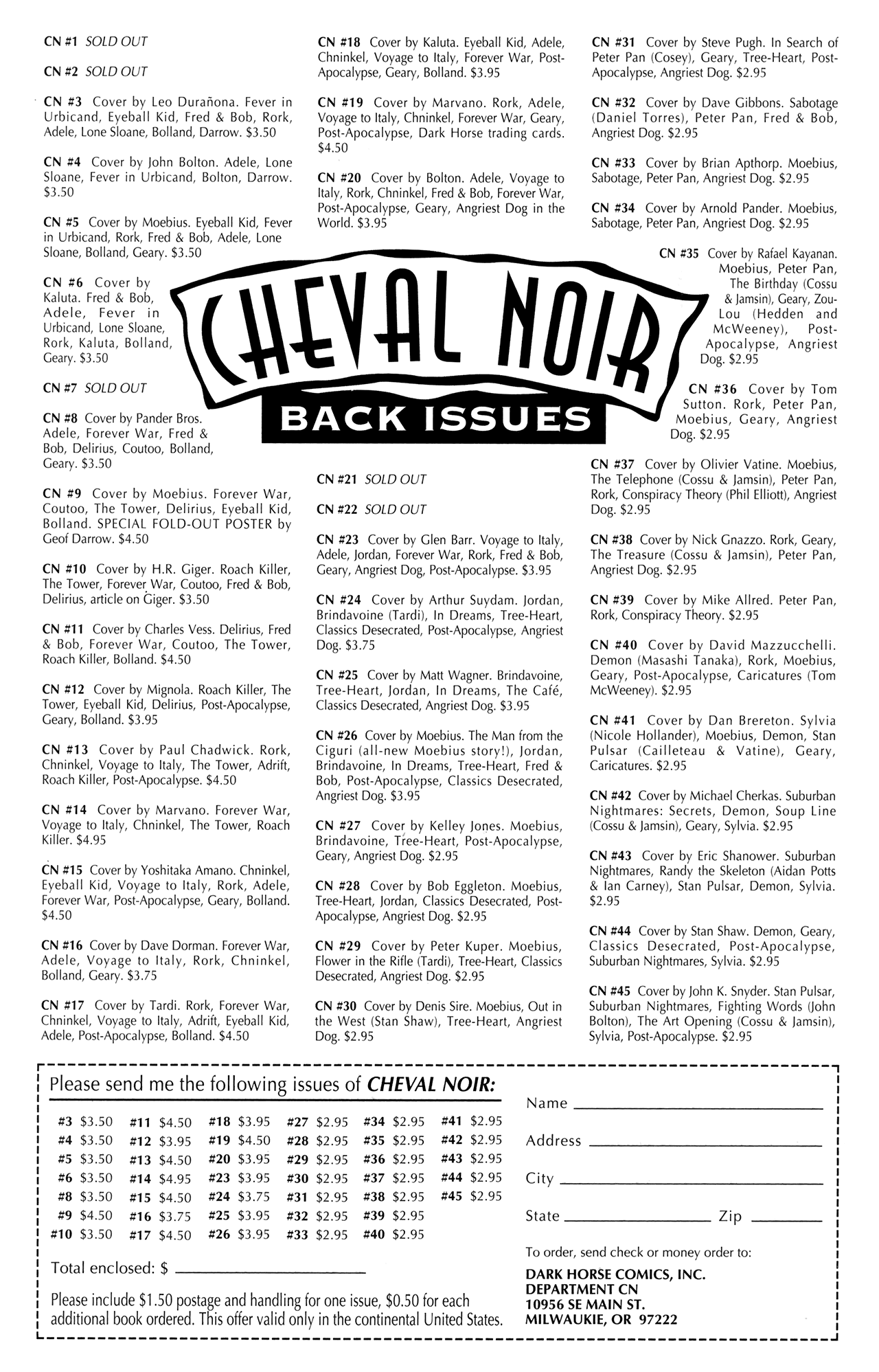 Read online Cheval Noir comic -  Issue #46 - 34
