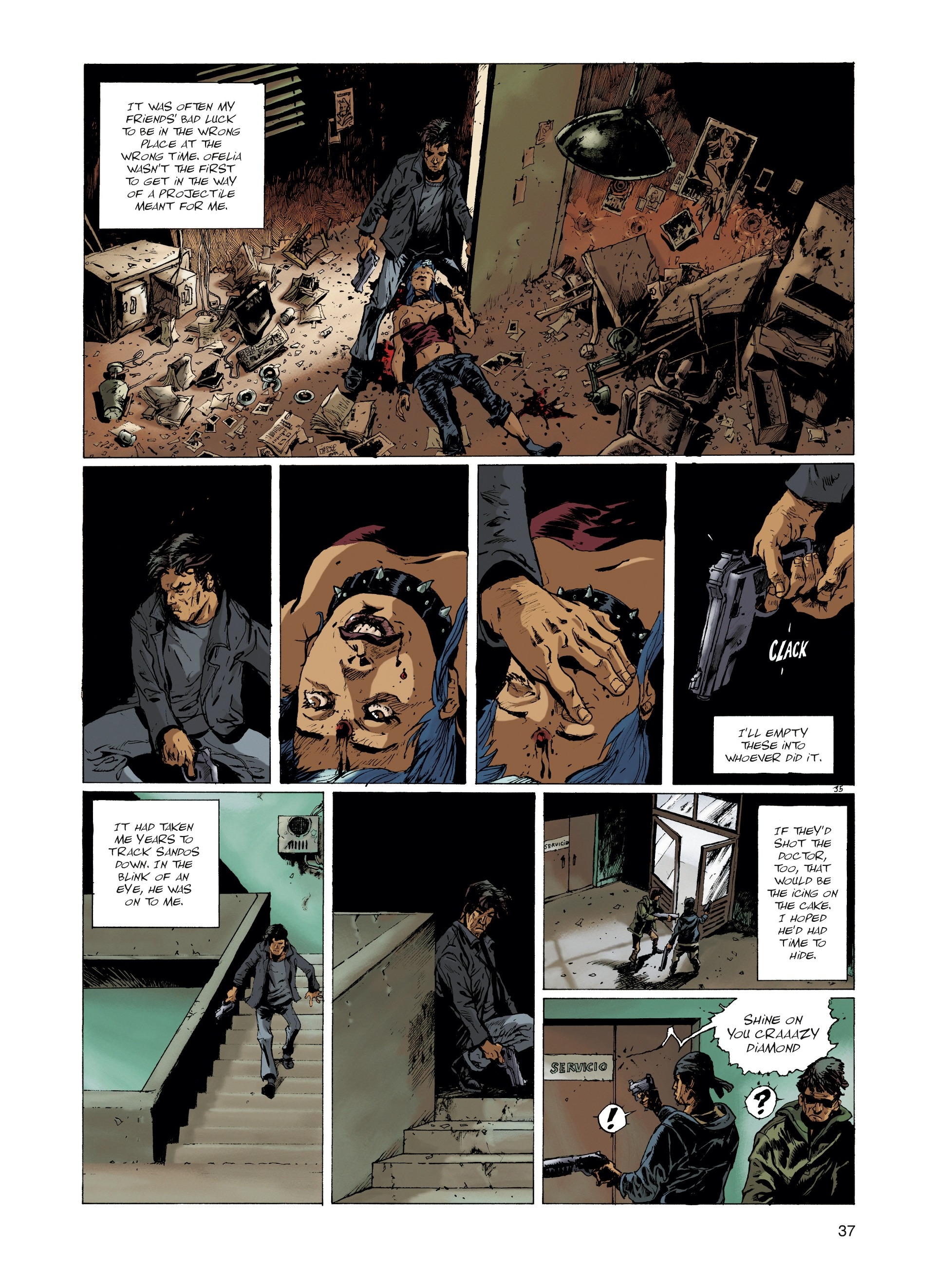 Read online Interpol comic -  Issue #1 - 37