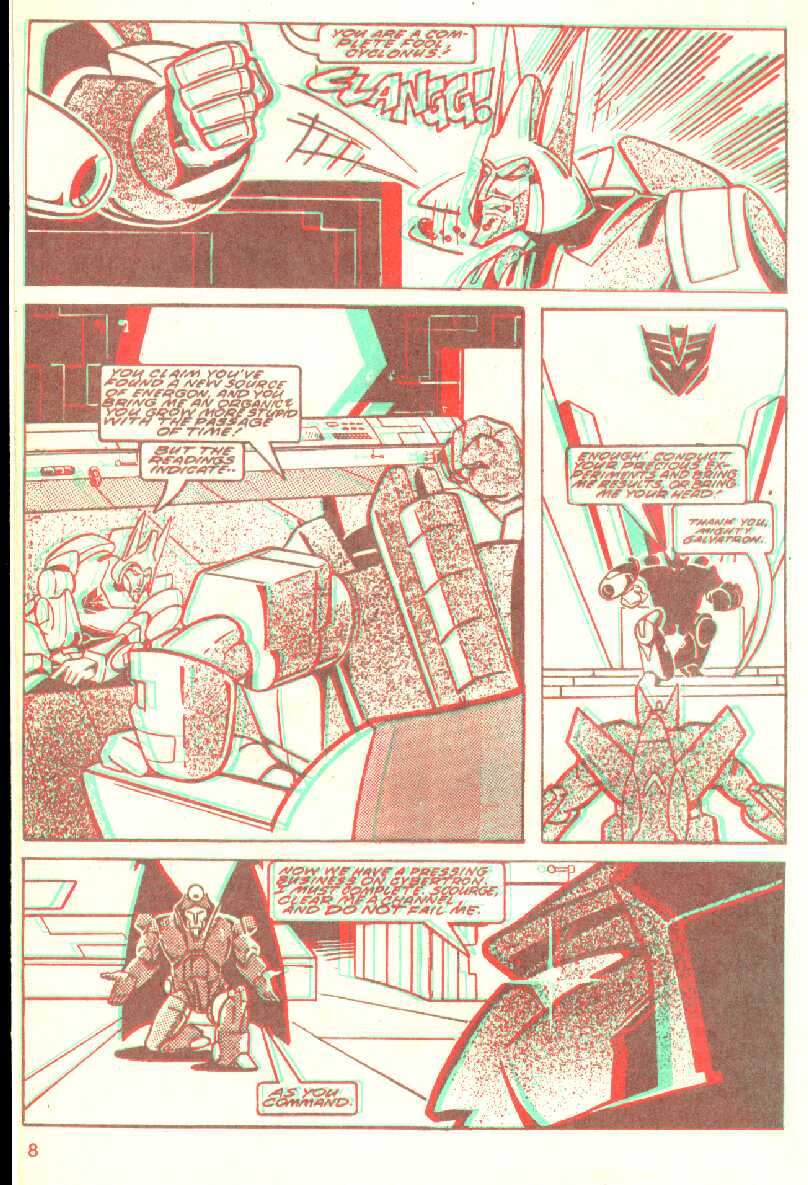 Read online The Transformers in 3-D comic -  Issue #1 - 9