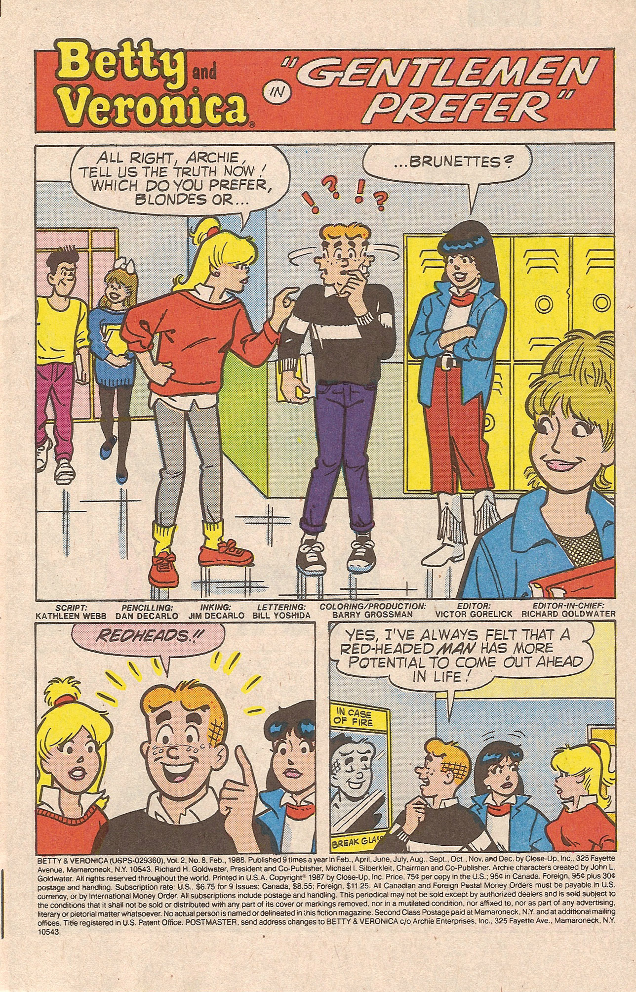 Read online Betty and Veronica (1987) comic -  Issue #8 - 3