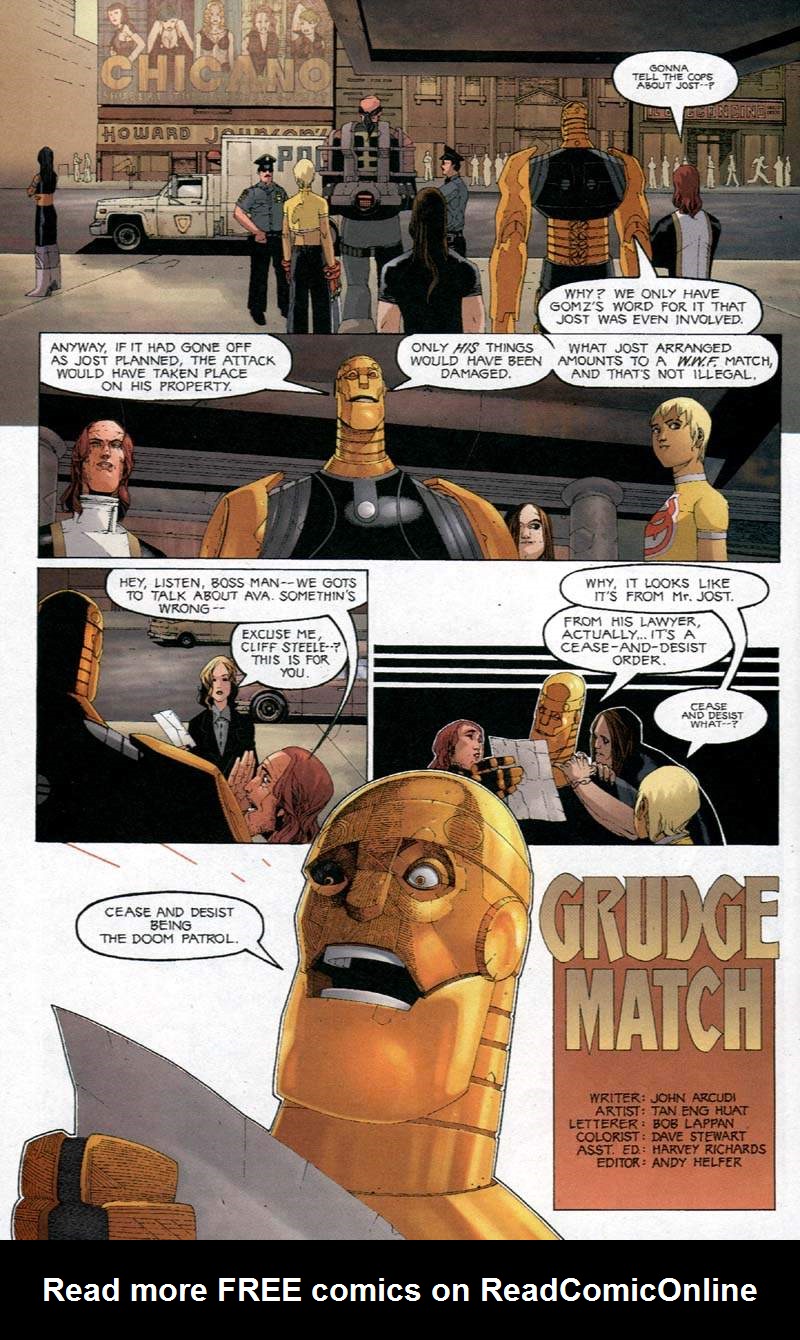 Read online Doom Patrol (2001) comic -  Issue #3 - 22