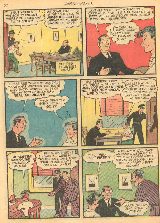 Read online Captain Marvel Adventures comic -  Issue #29 - 32