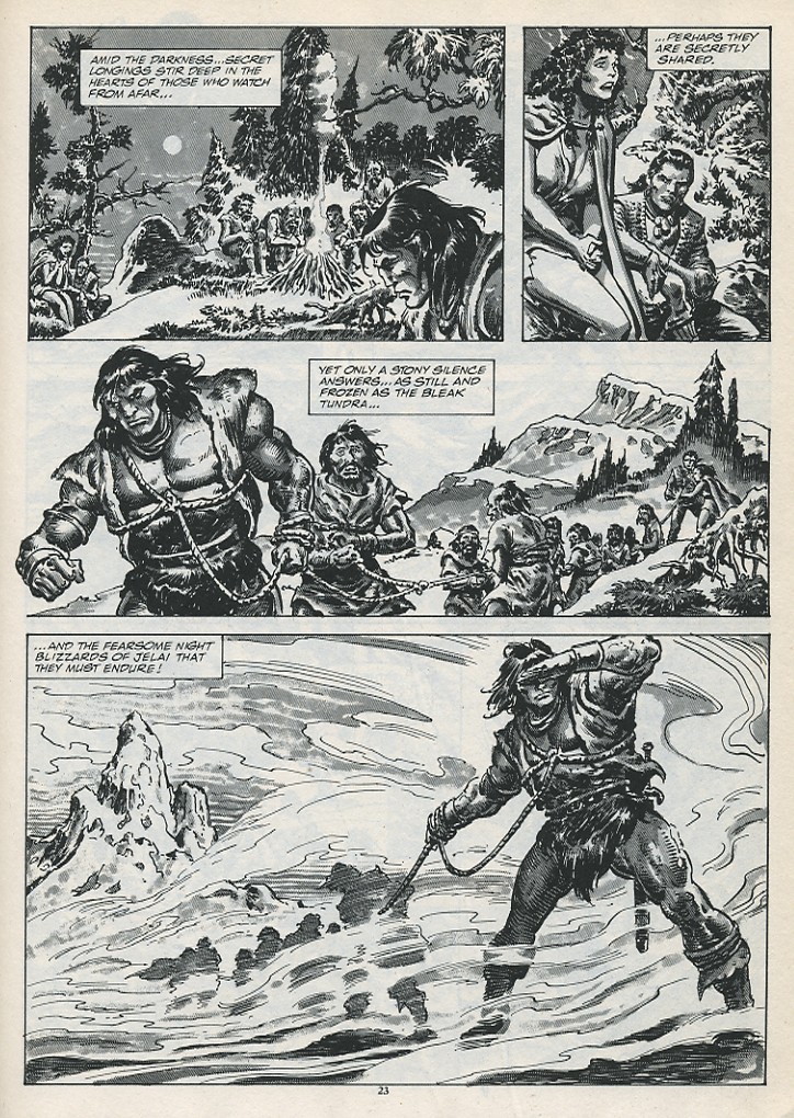 Read online The Savage Sword Of Conan comic -  Issue #187 - 25