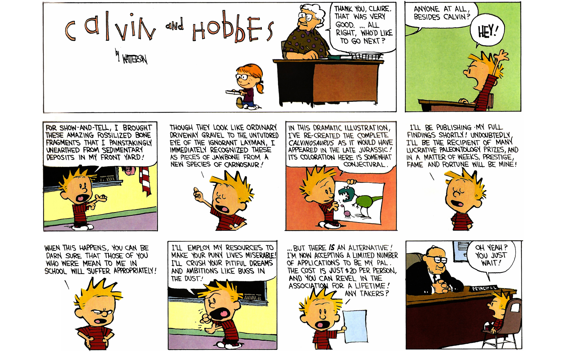 Read online Calvin and Hobbes comic -  Issue #7 - 98