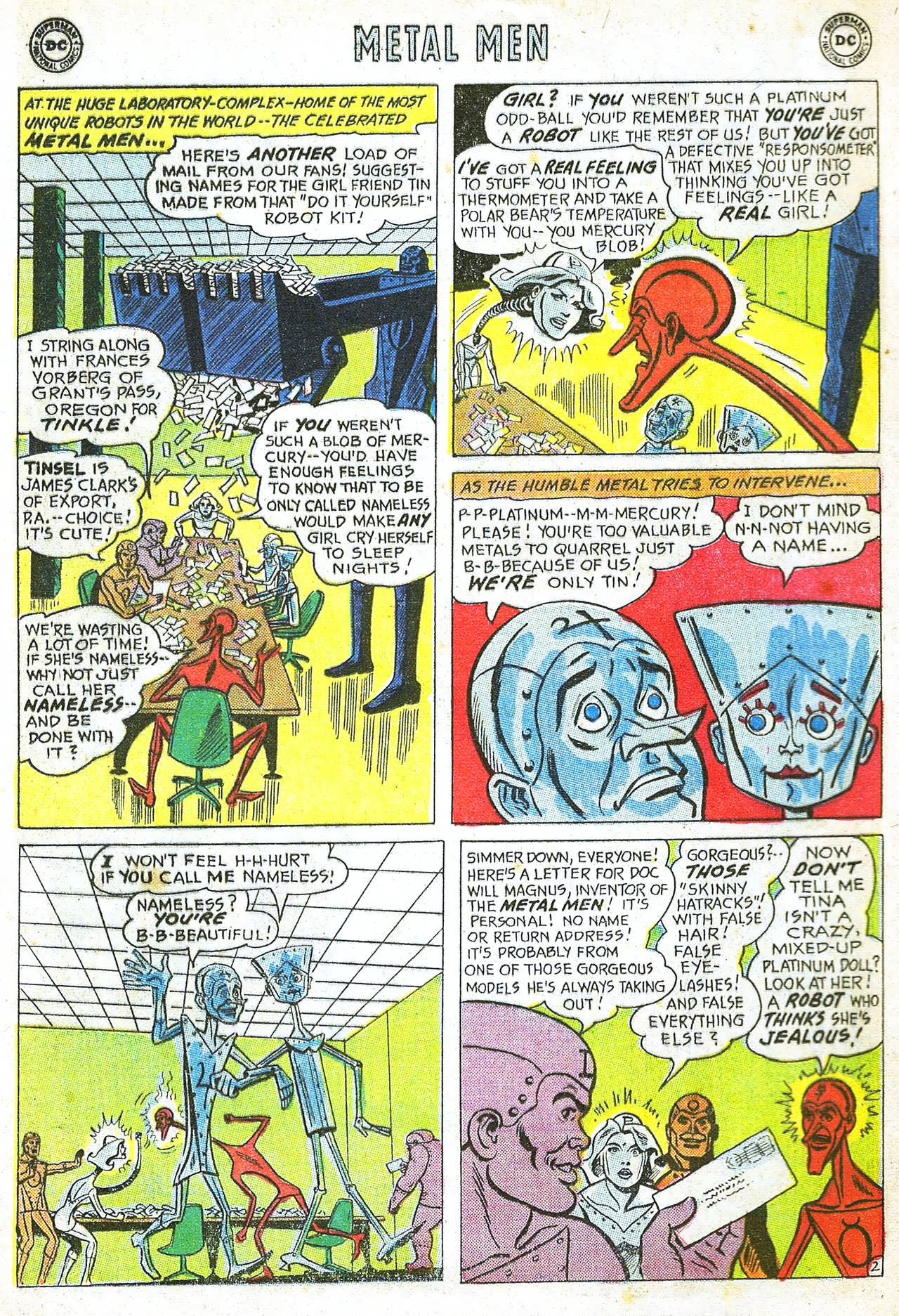 Read online Metal Men (1963) comic -  Issue #15 - 4
