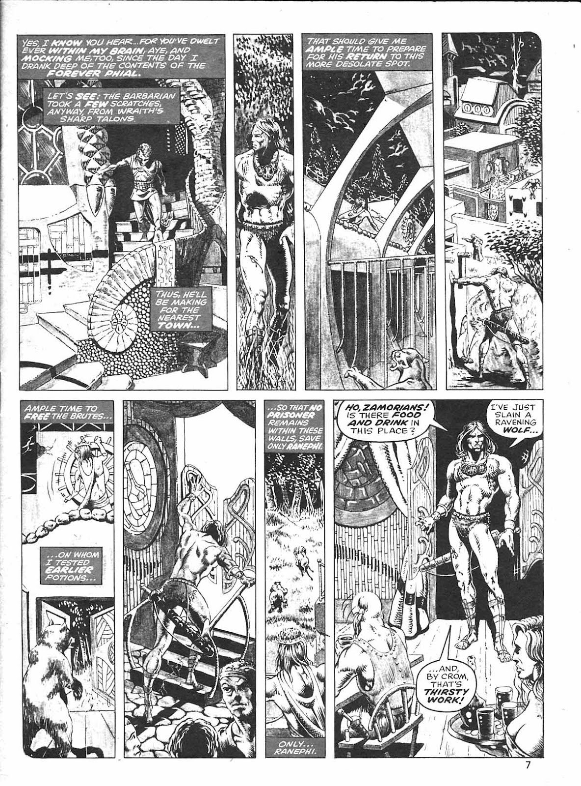The Savage Sword Of Conan issue 8 - Page 7