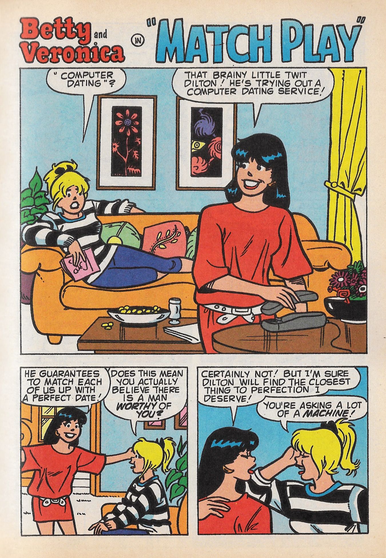 Read online Betty and Veronica Digest Magazine comic -  Issue #77 - 37