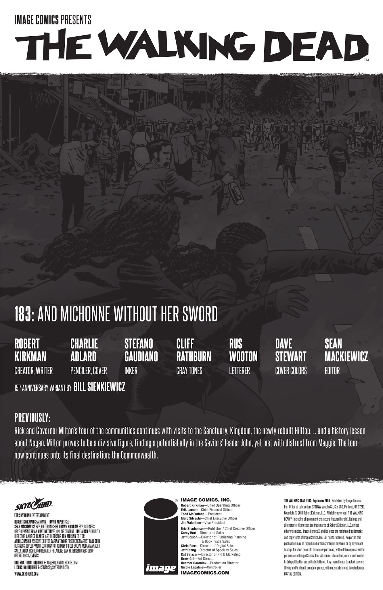 Read online The Walking Dead comic -  Issue #183 - 2