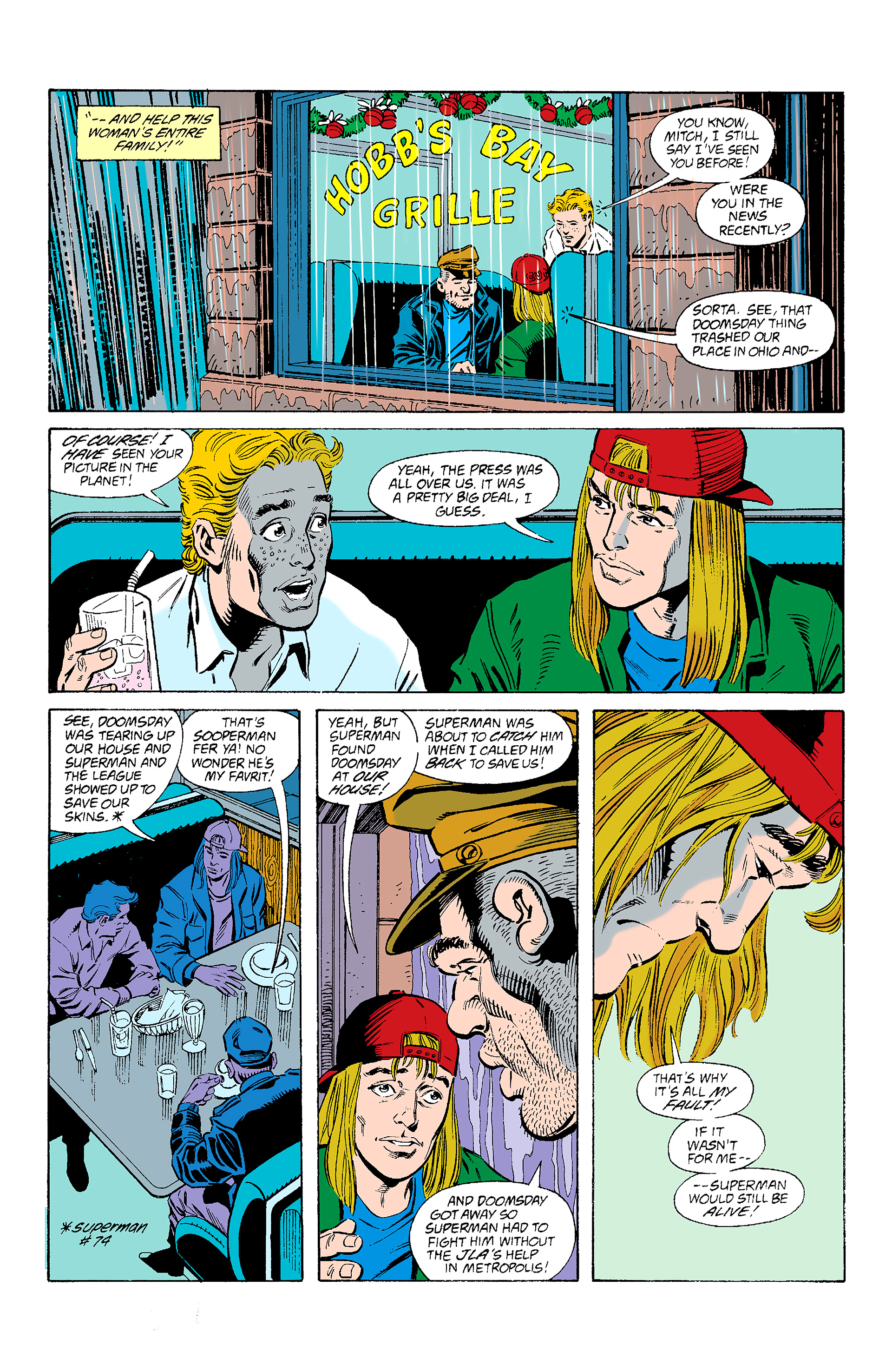 Read online Superman (1987) comic -  Issue #76 - 12