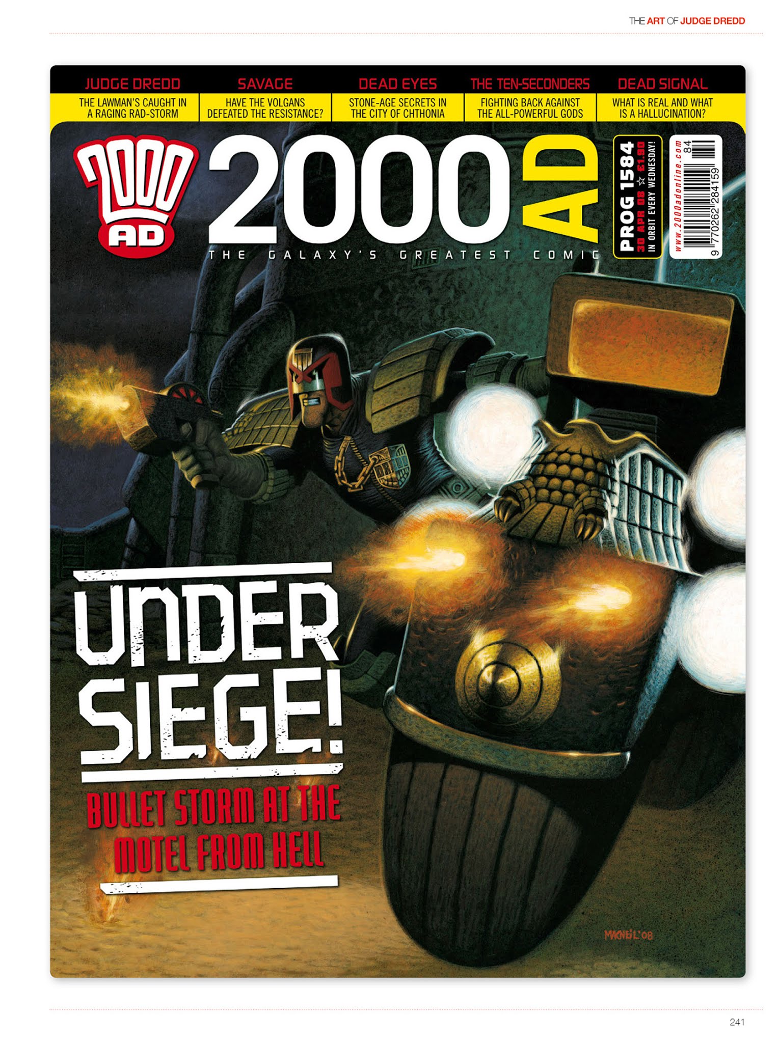 Read online The Art of Judge Dredd: Featuring 35 Years of Zarjaz Covers comic -  Issue # TPB (Part 3) - 59