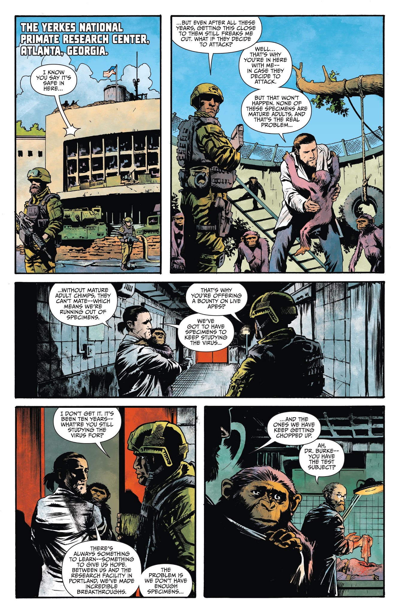 Read online War for the Planet of the Apes comic -  Issue #1 - 16