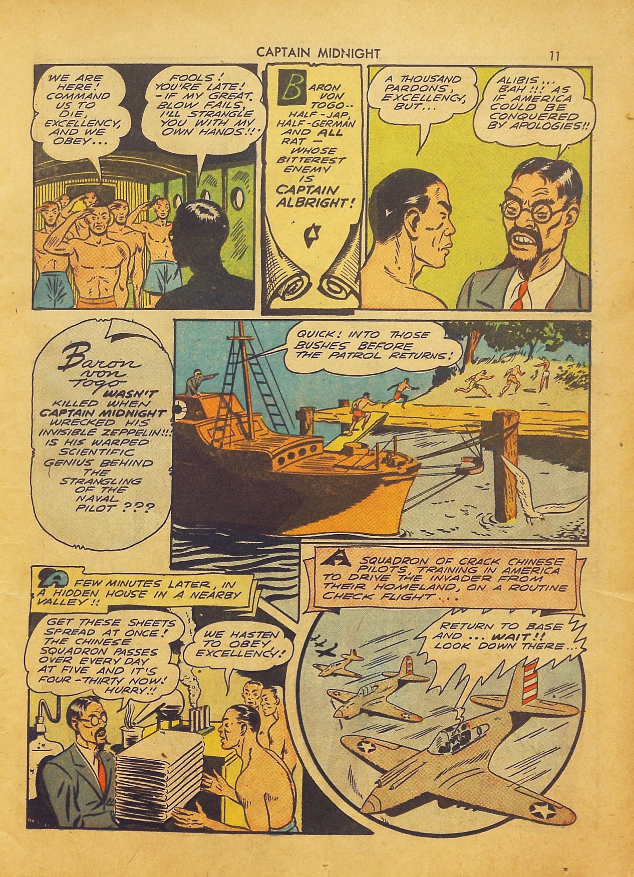 Read online Captain Midnight (1942) comic -  Issue #2 - 10