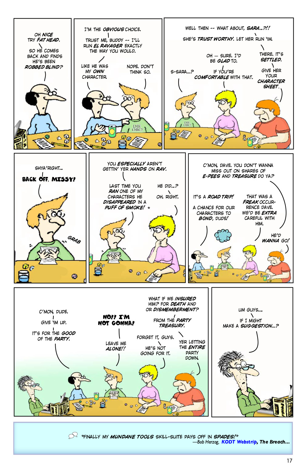 Read online Knights of the Dinner Table comic -  Issue #202 - 19
