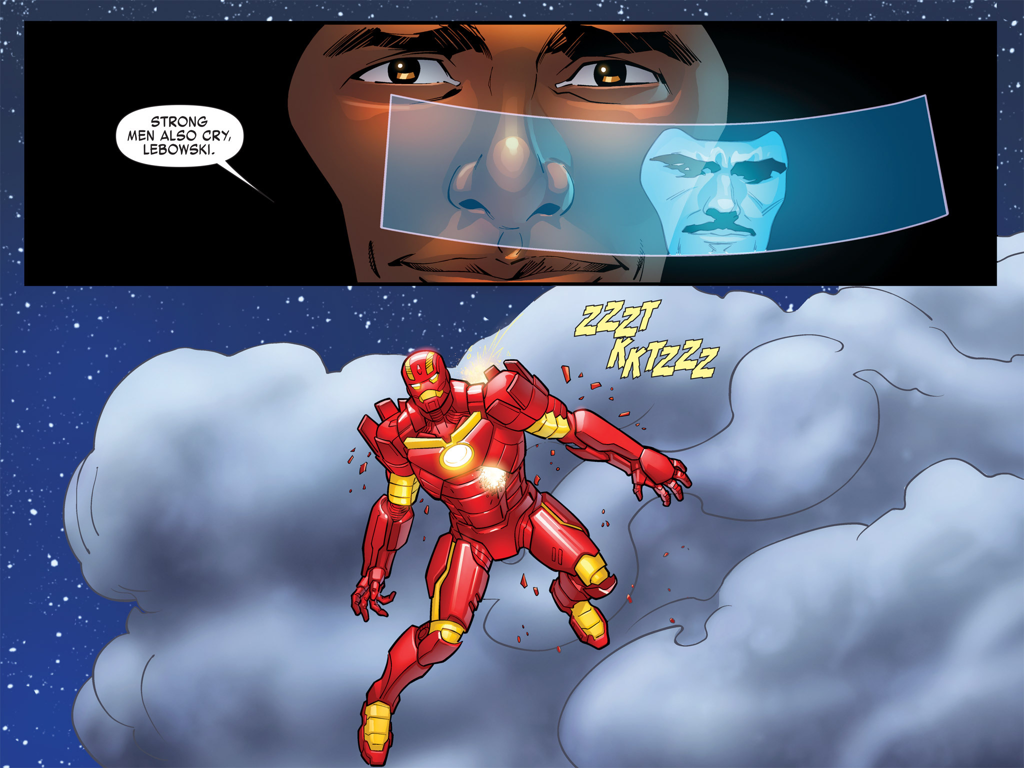 Read online Iron Man: Fatal Frontier Infinite Comic comic -  Issue #1 - 122