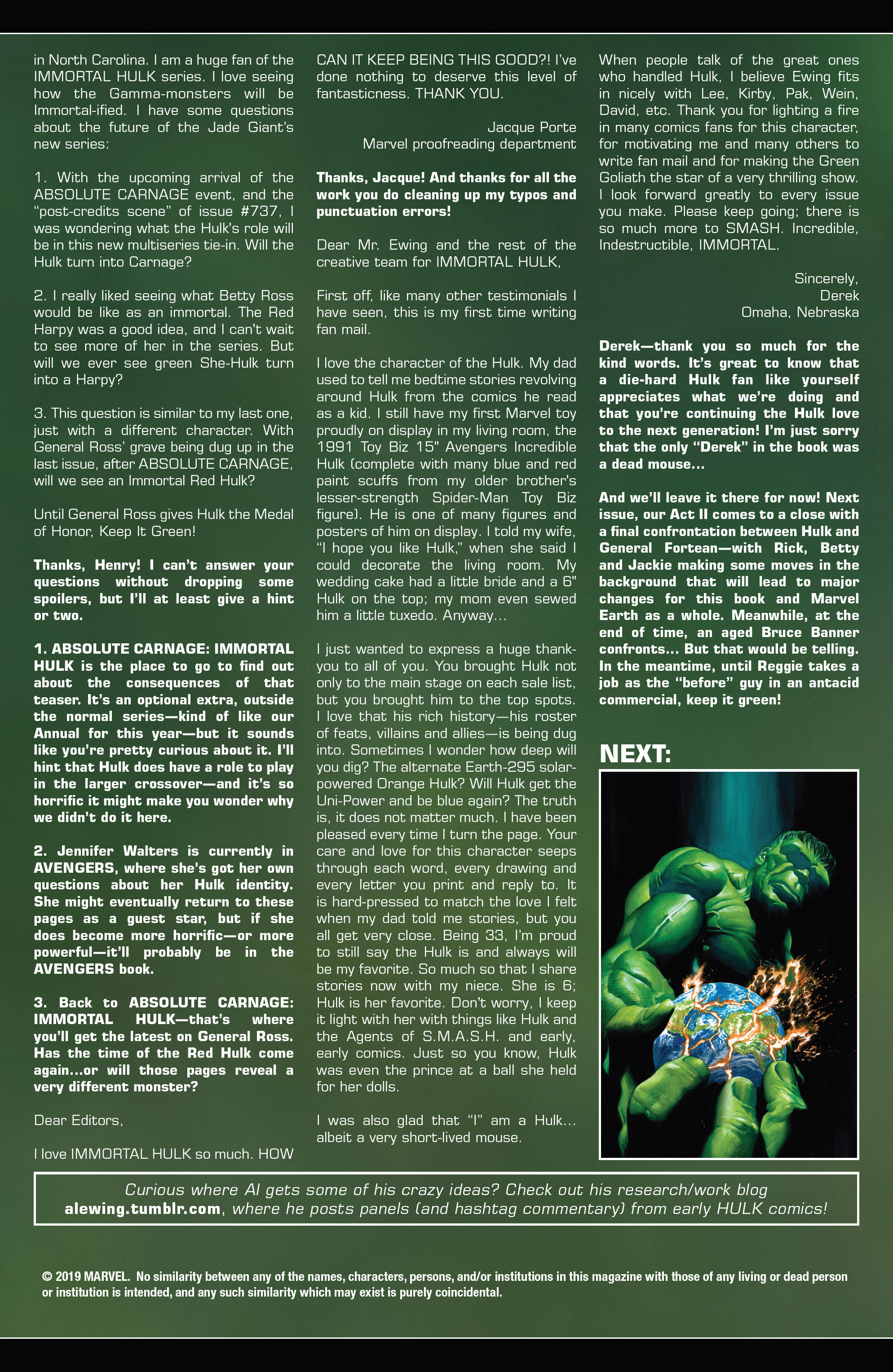 Read online Immortal Hulk comic -  Issue #23 - 21
