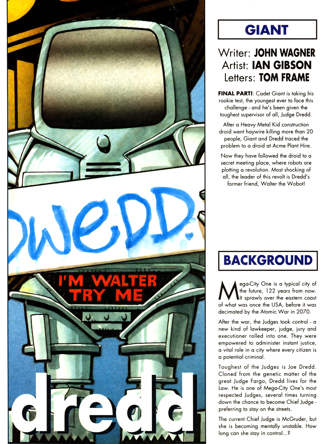 Read online Judge Dredd: The Megazine (vol. 2) comic -  Issue #52 - 3
