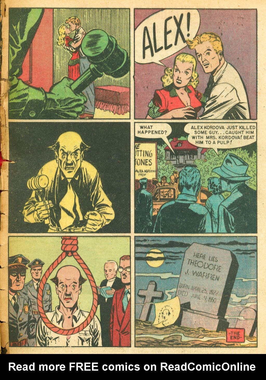 Read online Tales From The Crypt (1950) comic -  Issue #20 - 34