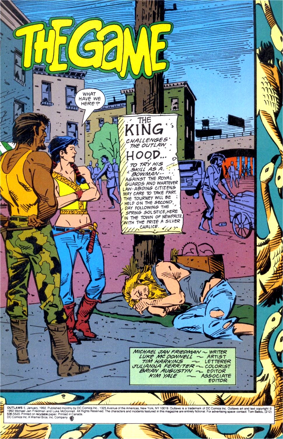 Read online Outlaws comic -  Issue #5 - 2