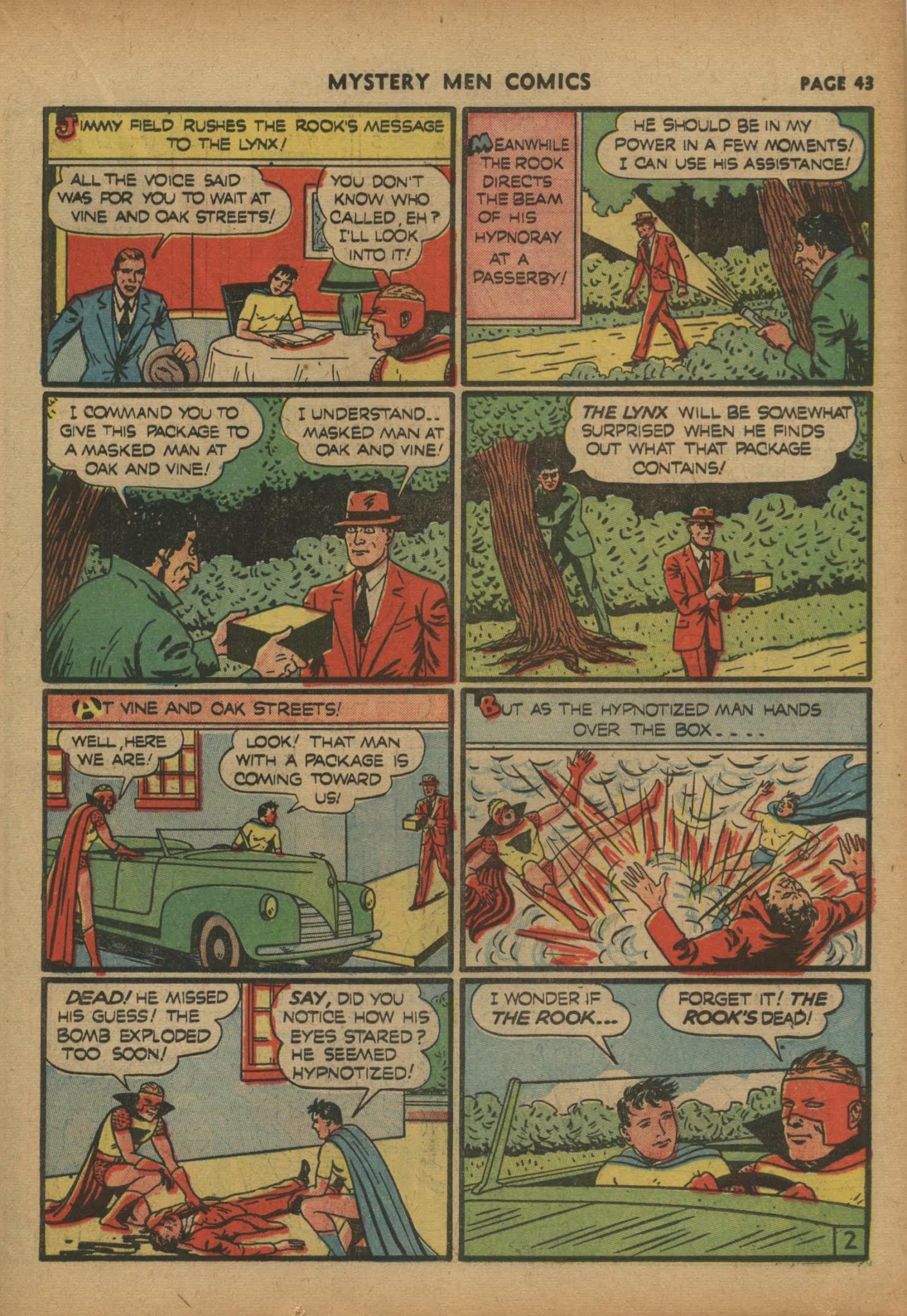 Read online Mystery Men Comics comic -  Issue #20 - 45