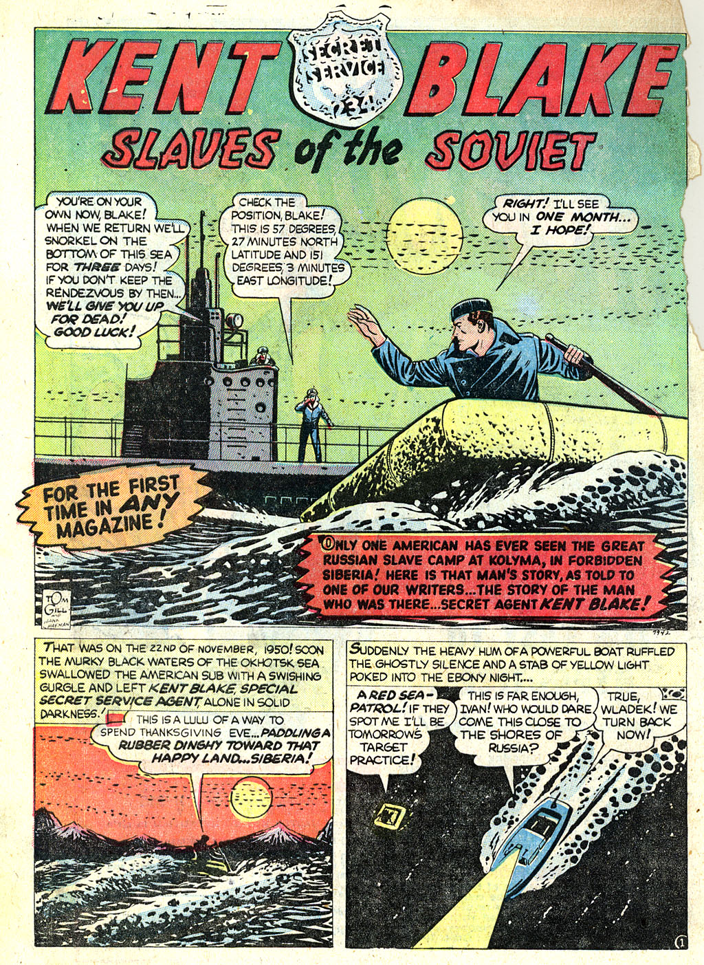 Read online Kent Blake of the Secret Service comic -  Issue #1 - 12