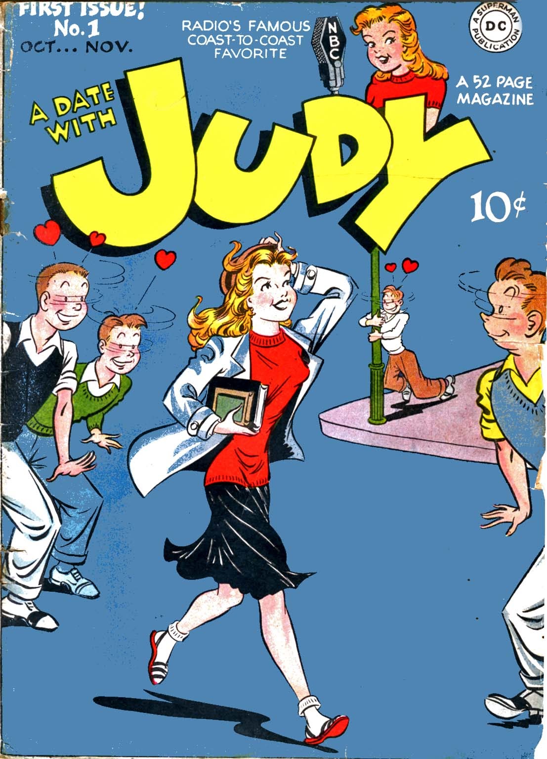 Read online A Date with Judy comic -  Issue #1 - 1