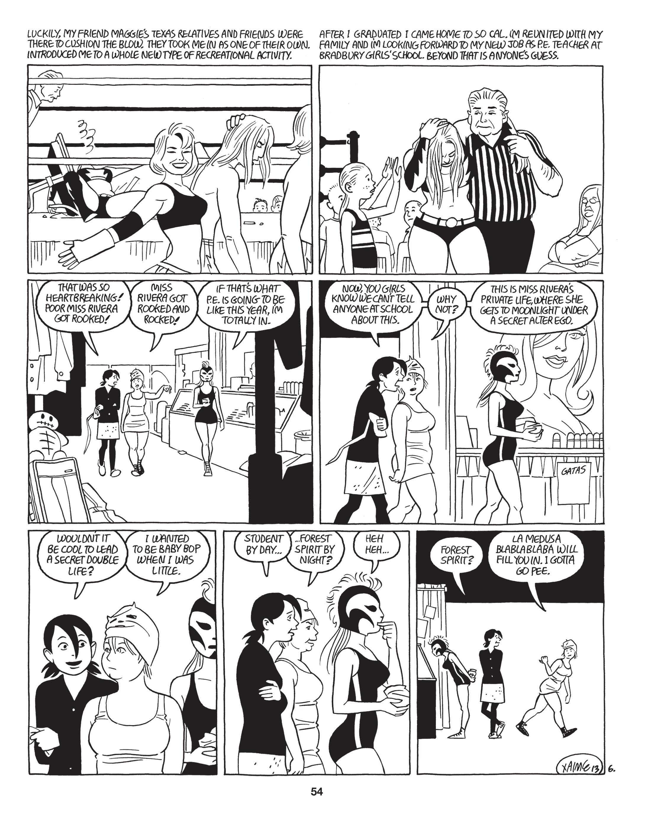 Read online Love and Rockets: New Stories comic -  Issue #6 - 56