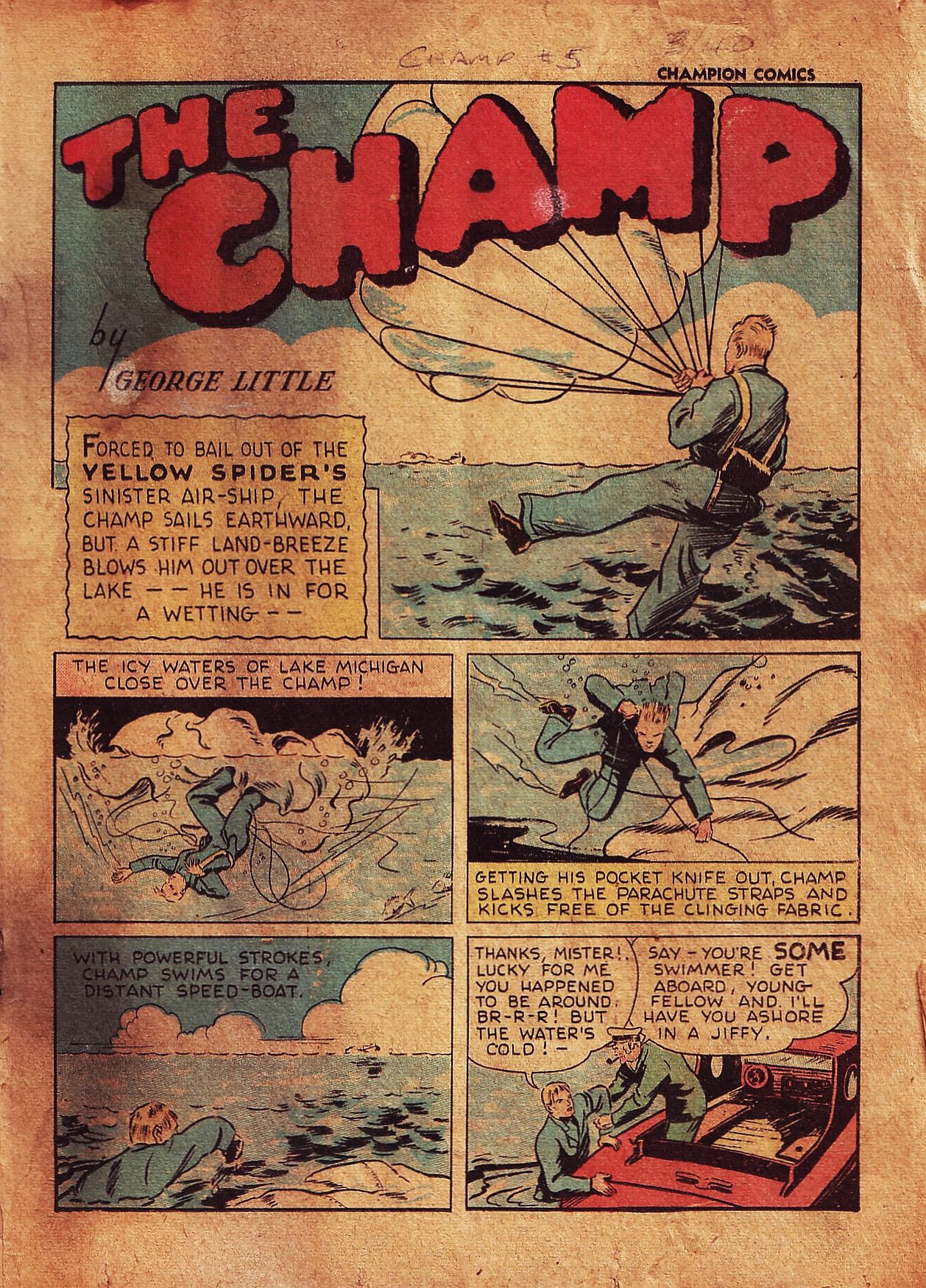 Read online Champion Comics comic -  Issue #5 - 3