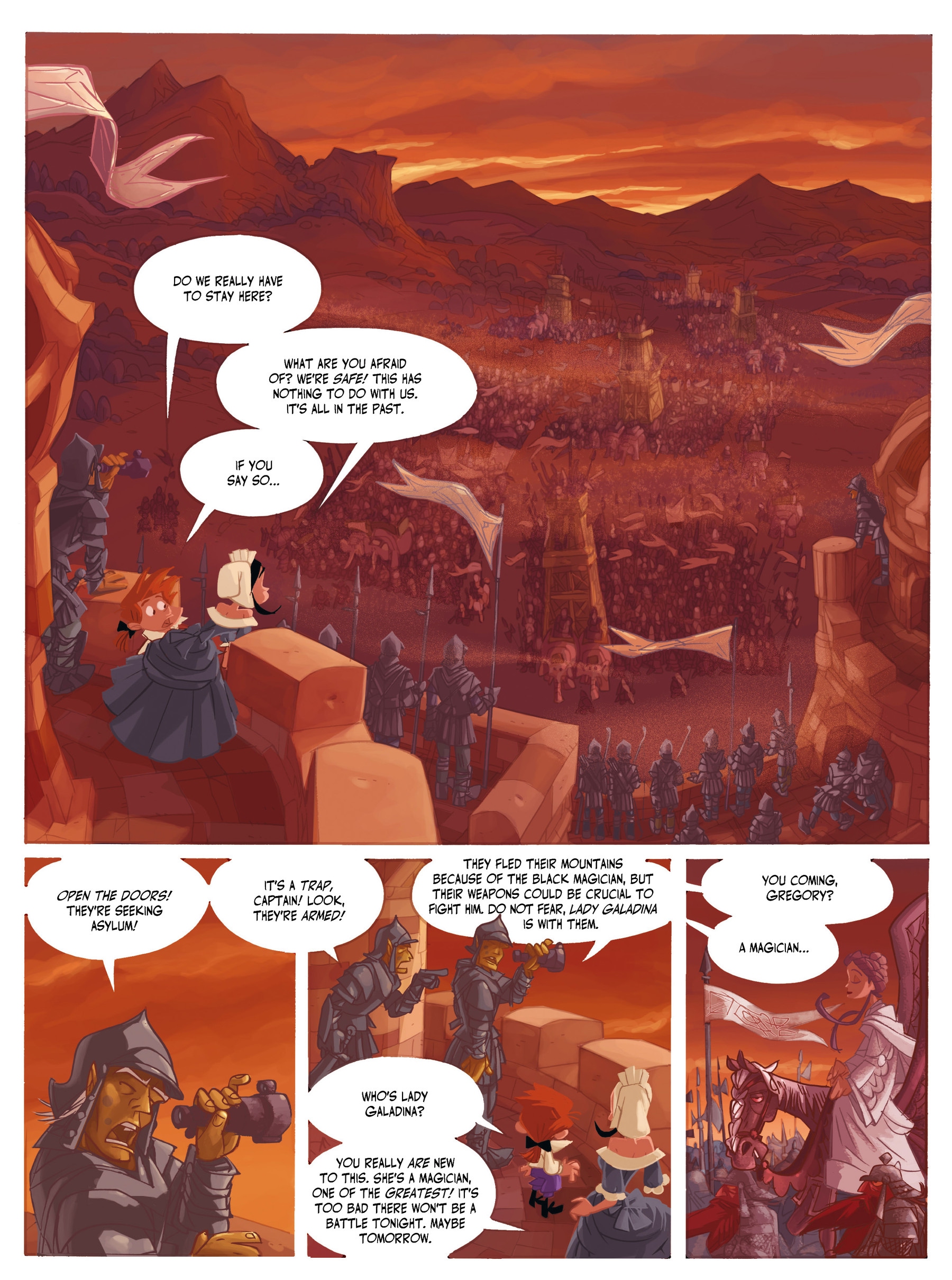 Read online Gregory and the Gargoyles comic -  Issue #3 - 39