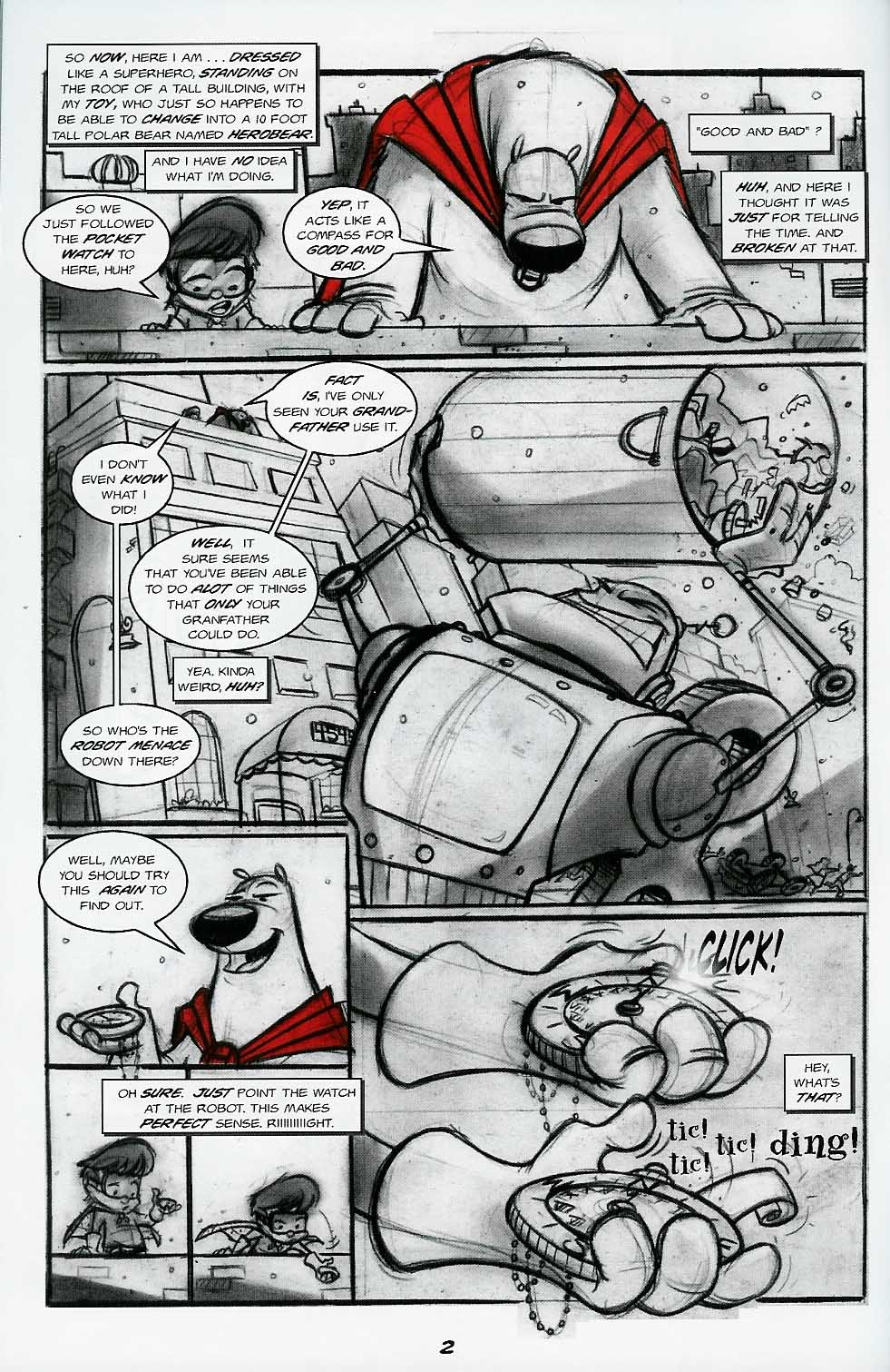 Read online Herobear And The Kid (1999) comic -  Issue #3 - 4