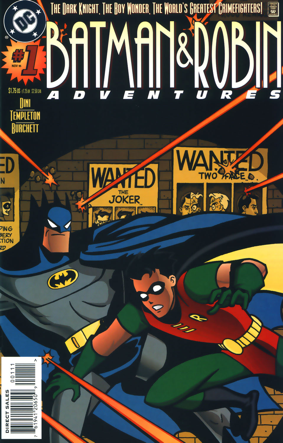 Read online The Batman and Robin Adventures comic -  Issue #1 - 1