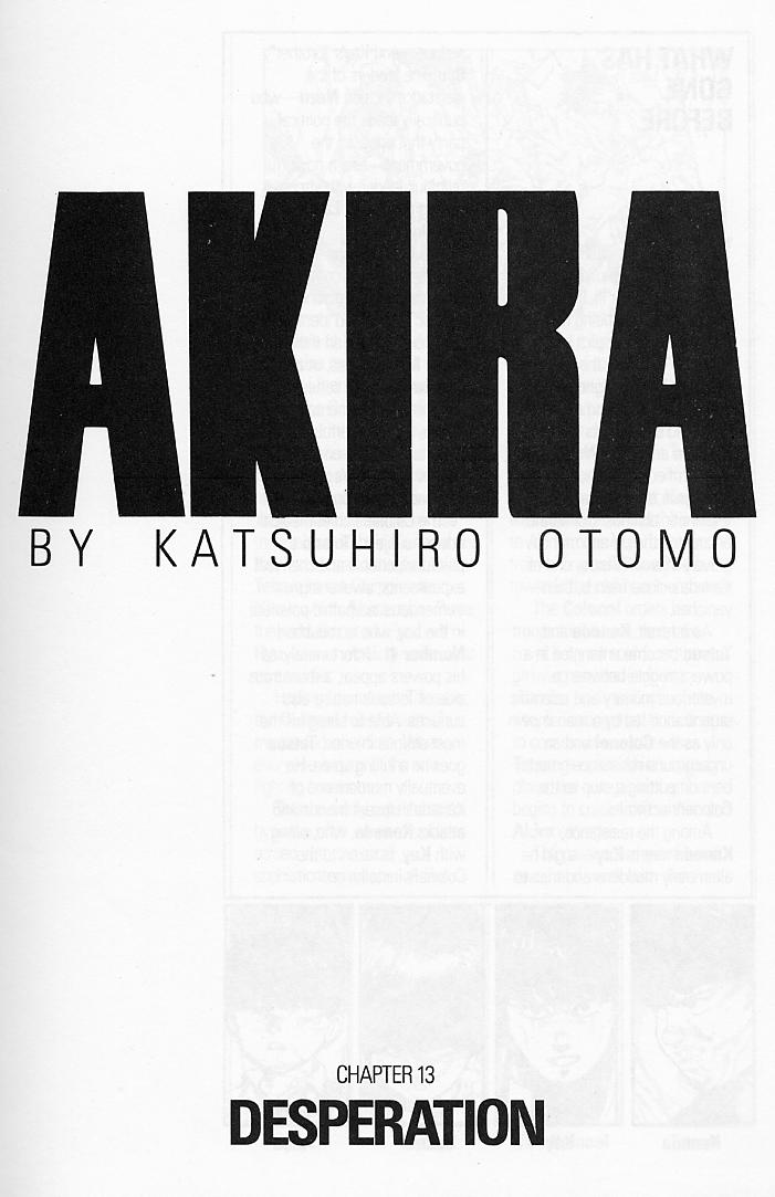 Read online Akira comic -  Issue #13 - 4