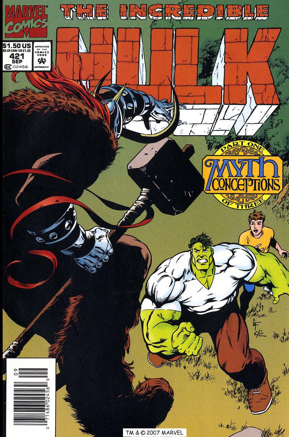 Read online The Incredible Hulk (1968) comic -  Issue #421 - 1