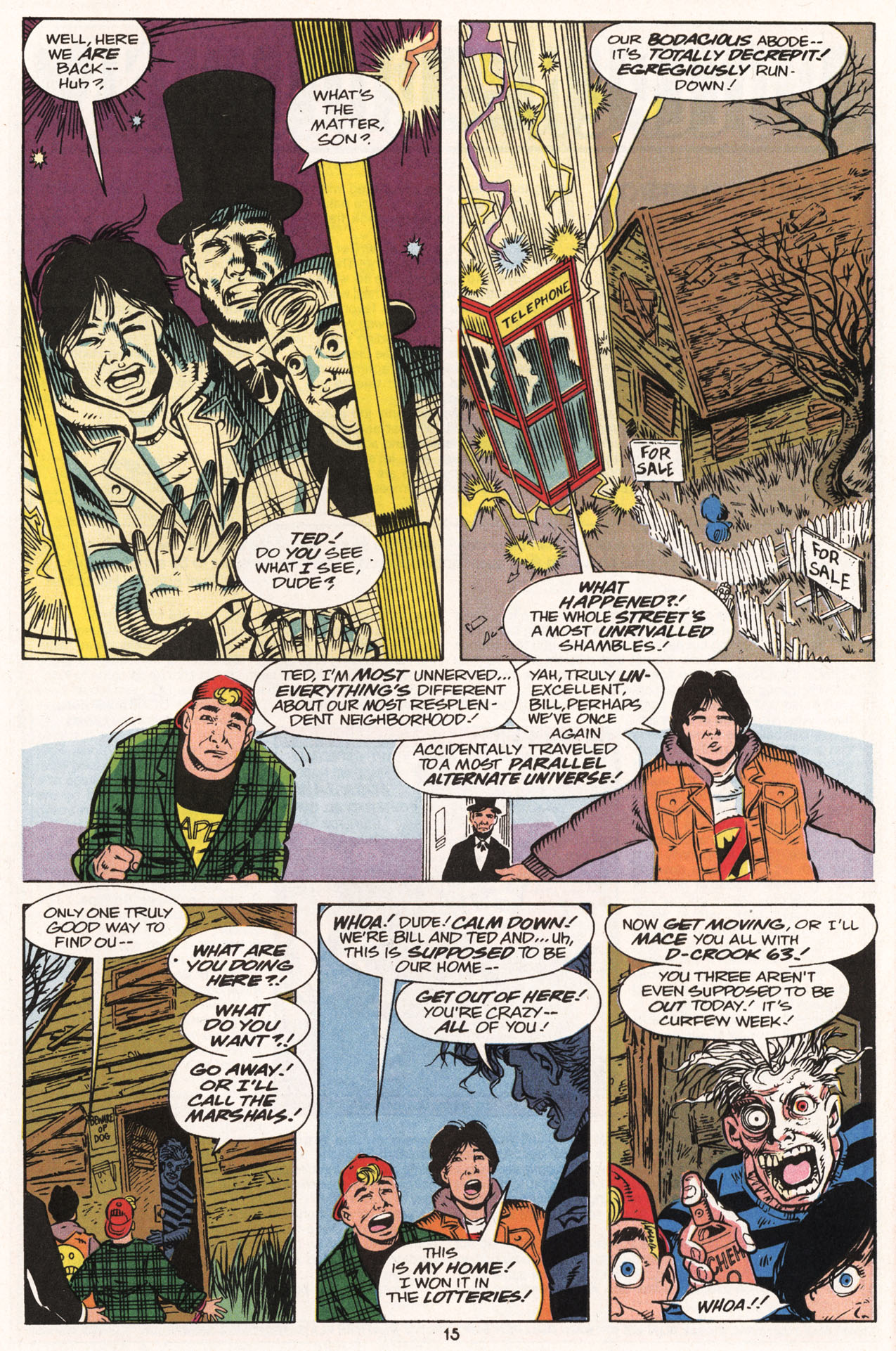 Read online Bill & Ted's Excellent Comic Book comic -  Issue #11 - 15