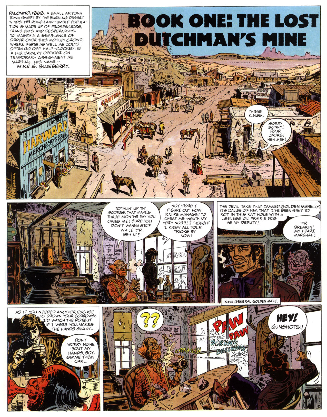 Read online Epic Graphic Novel: Marshal Blueberry comic -  Issue # TPB - 5