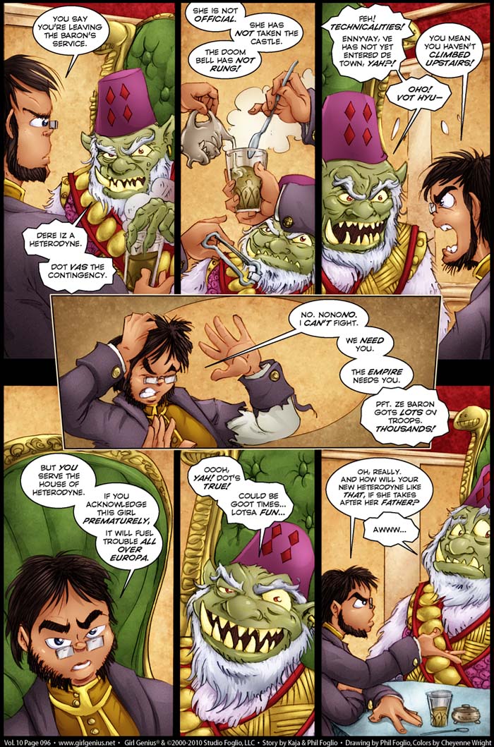 Read online Girl Genius (2002) comic -  Issue #10 - 97