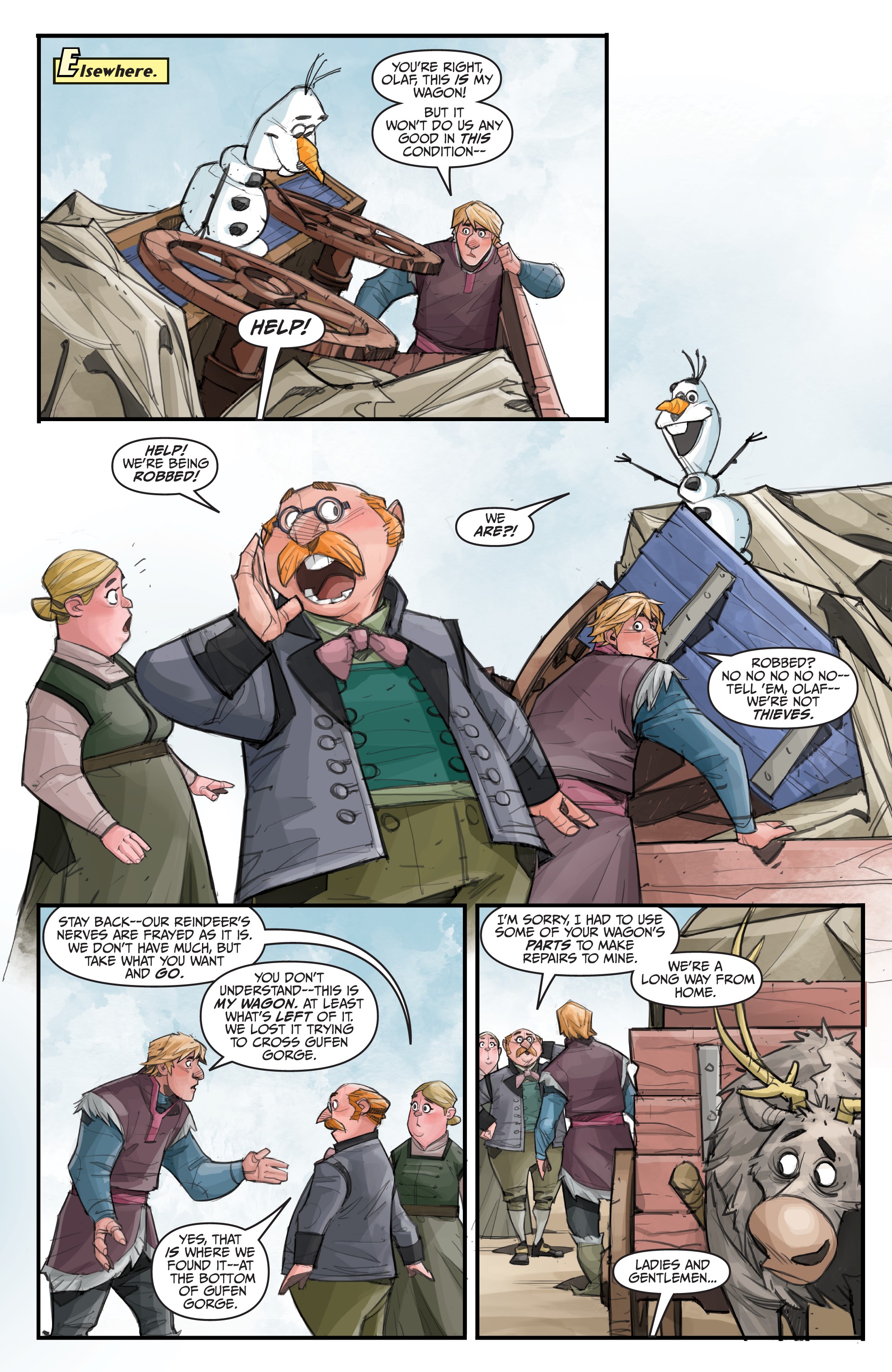 Read online Disney Frozen: Reunion Road comic -  Issue #3 - 7