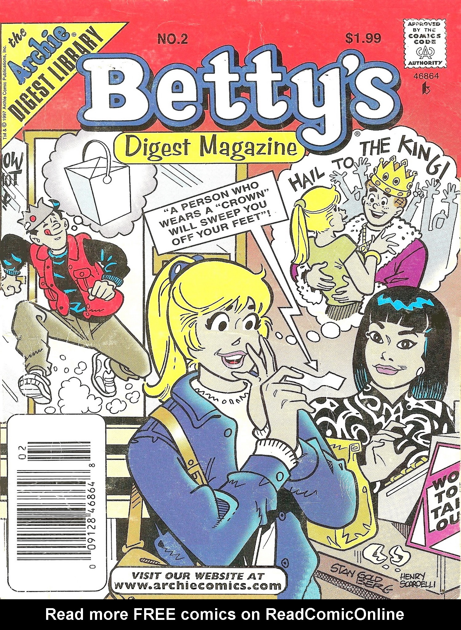 Read online Betty's Digest comic -  Issue #2 - 1