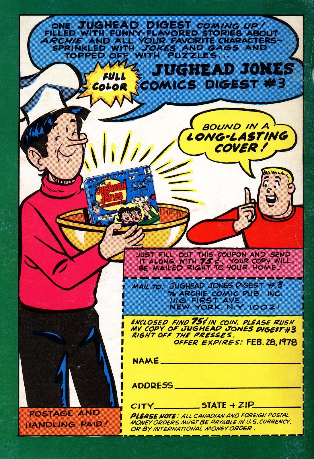 Archie...Archie Andrews, Where Are You? Digest Magazine issue 4 - Page 162