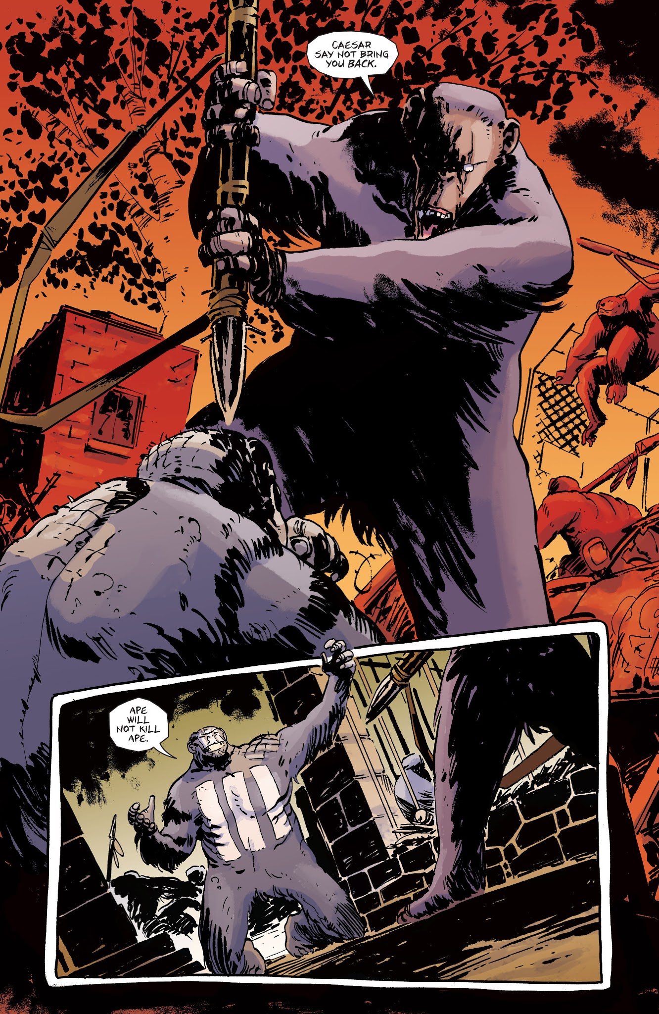 Read online Dawn of the Planet of the Apes comic -  Issue # TPB - 127