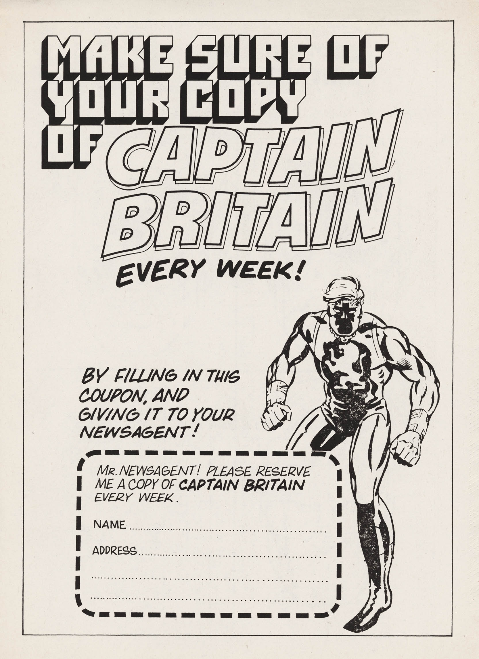 Read online Captain Britain (1976) comic -  Issue #24 - 25