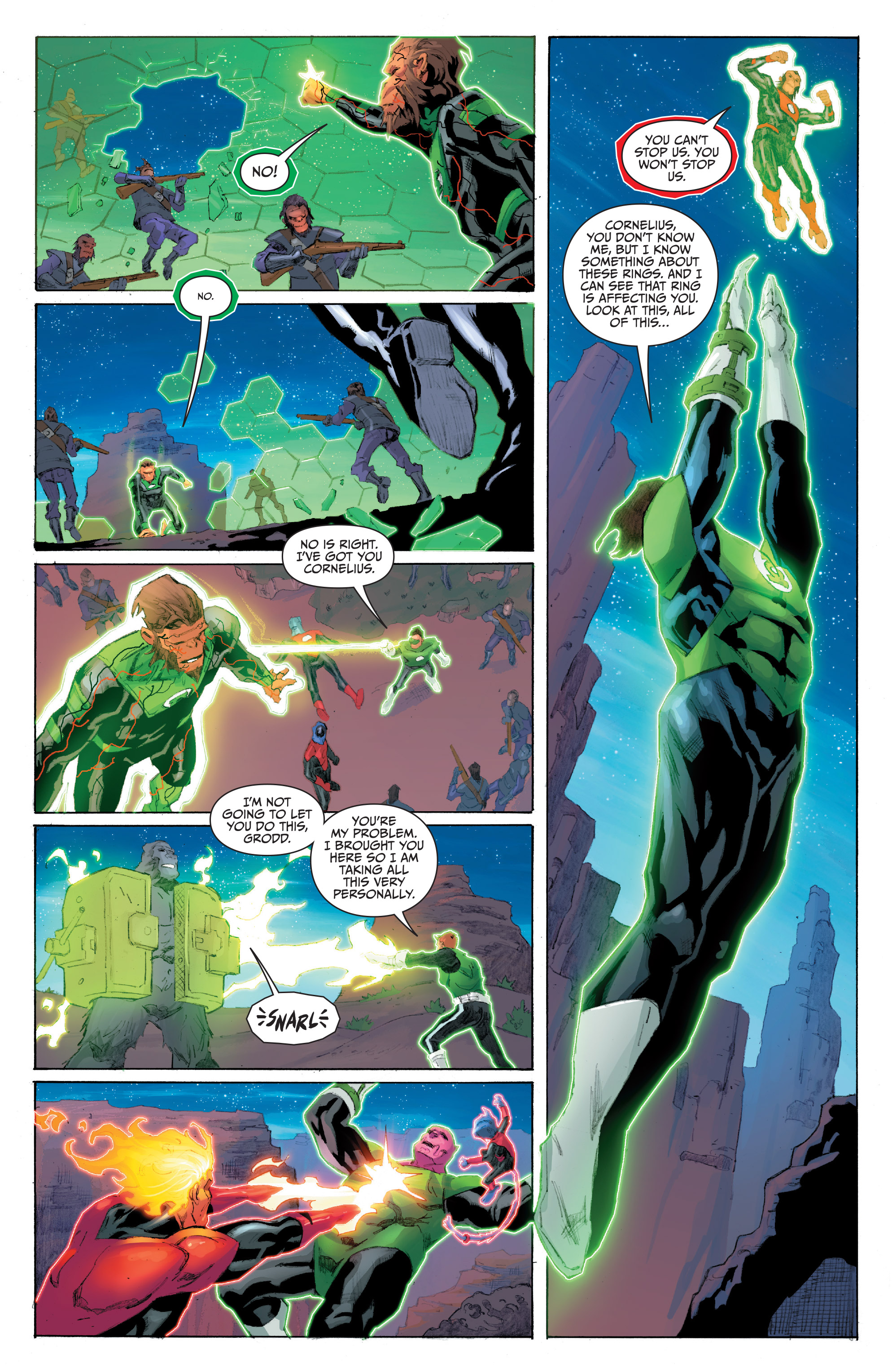 Read online Planet of the Apes/Green Lantern comic -  Issue #5 - 14